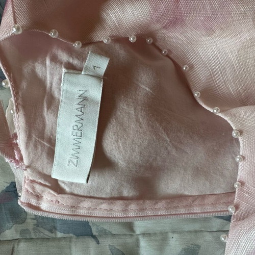 Zimmerman silk dress like new, pink floral