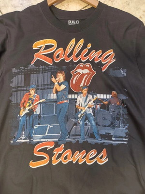 Rolling Stones Vintage Style T-Shirt Size L Black, like new