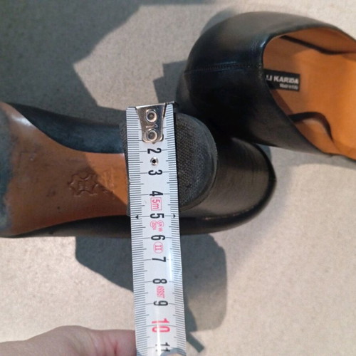 Fratelli Karida pumps size 38.5 like new, black leather