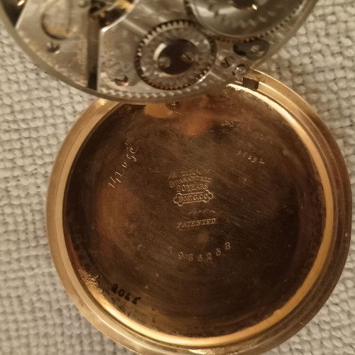 Hamilton 992 pocket watch used, collectible railroad model