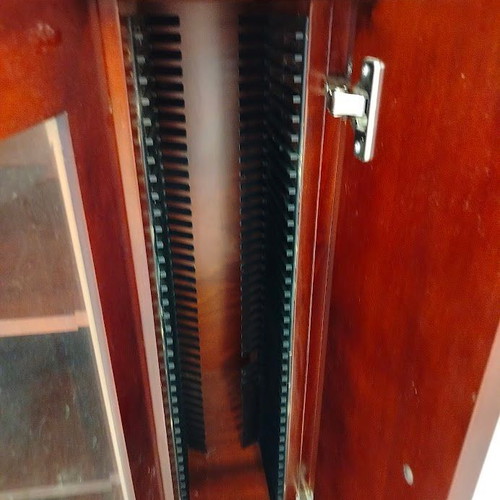 TV cabinet like new with side CD holder