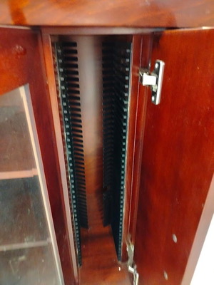 TV cabinet like new with side CD holder