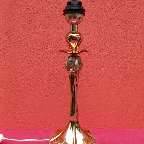 Silver-plated lamp used, functional