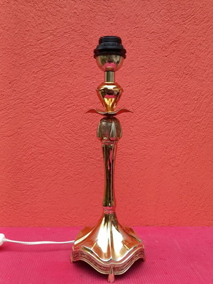 Silver-plated lamp used, functional