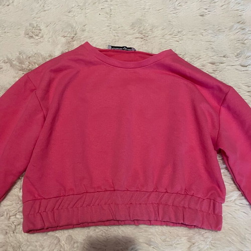 Morena Spain cropped blouse new, pink, size XS