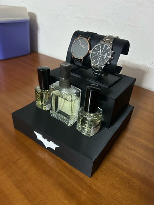 Watch and perfume organizer stand new with custom logo, 3D printed