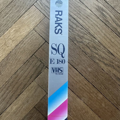 RAKS SQ sealed VHS video cassette