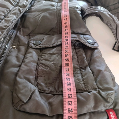 Esprit warm jacket size M like new, khaki color