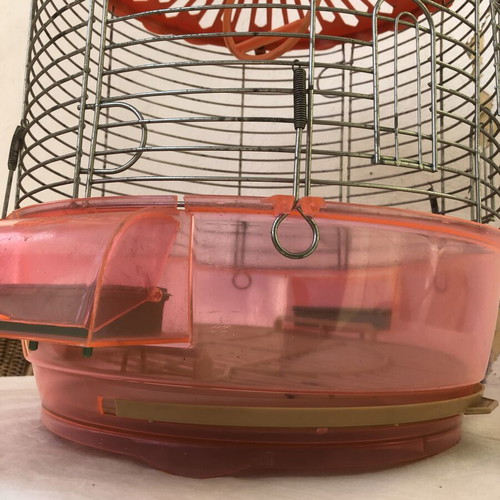 Round metal small bird cage, new