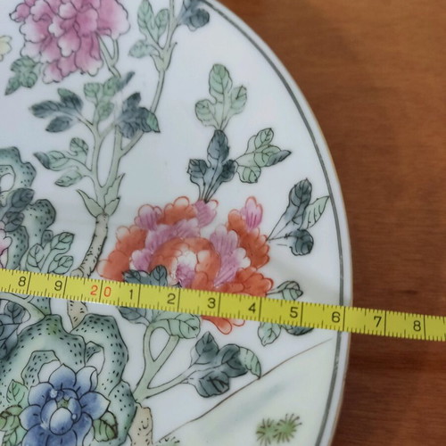 Porcelain painted Chinese plate like new