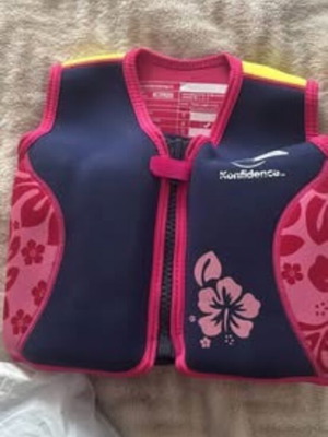 Confidence children's life vest with removable blocks like new