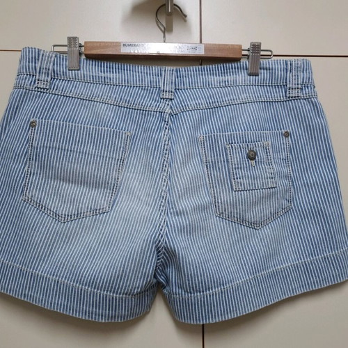 Marks & Spencer jeans shorts like new, size 14, white and turquoise