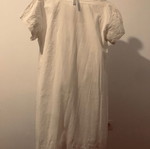 Mango cotton tunic dress white size S new with romantic embroidery