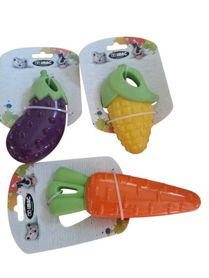 Vegetable Dog Toys Set of 3 with Sound