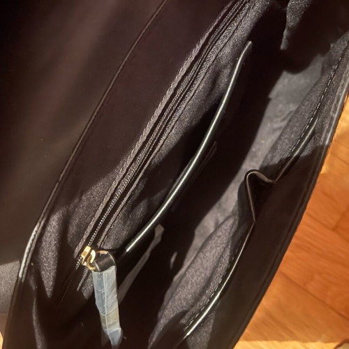 Aldo shoulder bag made of genuine leather like new, black and brown