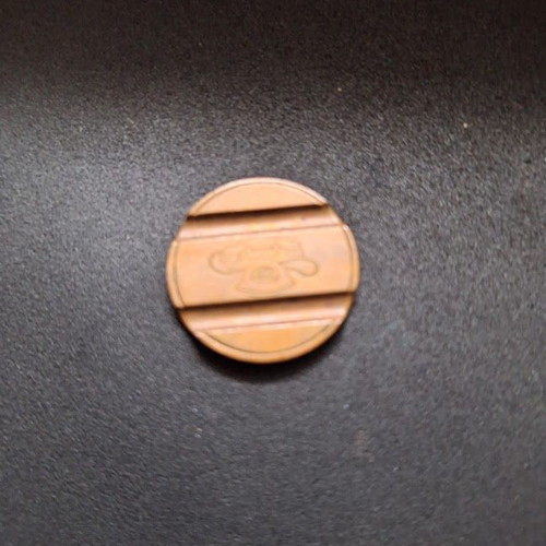 Collectible Italy telephone token Gettone Telefonico used