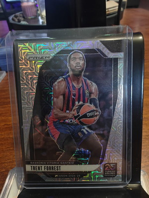 2024-25 Panini Prizm EuroLeague Basketball Card #153 Mojo Prizm Parallel, Trent Forrest