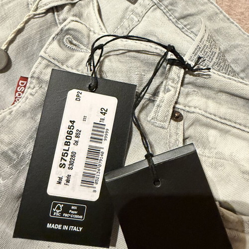 Dsquared2 Grey Slim Fit Women Jeans, Size 42 Italy