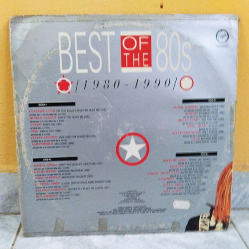 Best of the 80's vinyl double record collection used, Pop