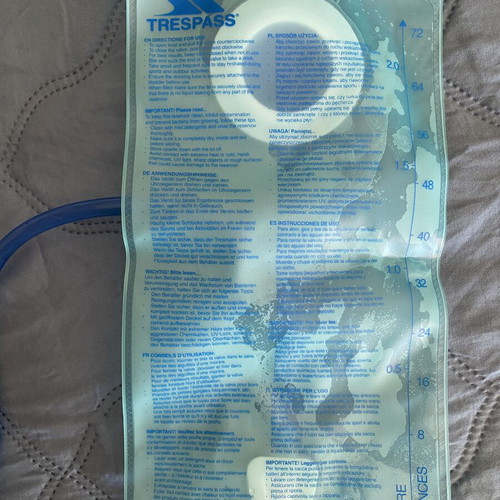 Trespass Hydration Bladder 2L like new