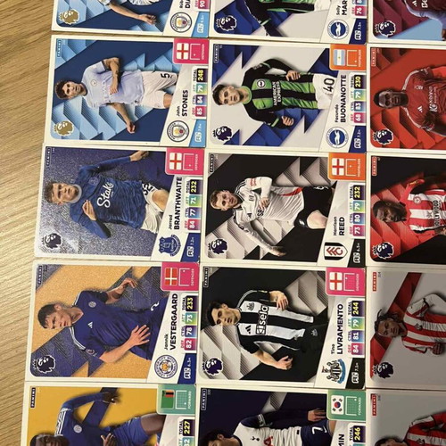 Adrenalyn XL 2025 Premier League cards pack of 17 like new
