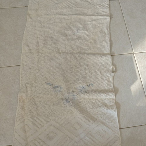 Small towel used