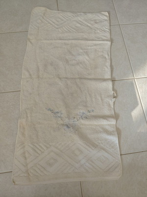 Small towel used