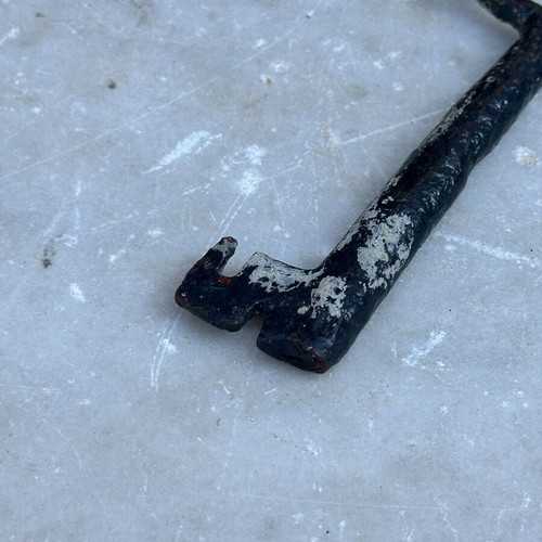 Old Large Metal Key, 12.5 cm