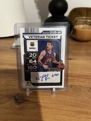 Panini Contenders Euroleague 2025-26 Nicolas Laprovittola Auto Base card like new