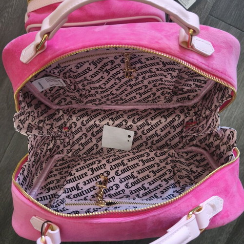 Juicy Couture makeup bag set new pink multicolor