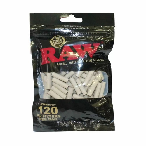 Raw Black Slim 6mm Long Filters 120 pcs new