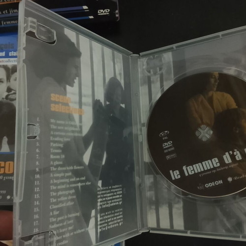 Francois Truffaut DVD boxset used with Greek subtitles, 3 movies