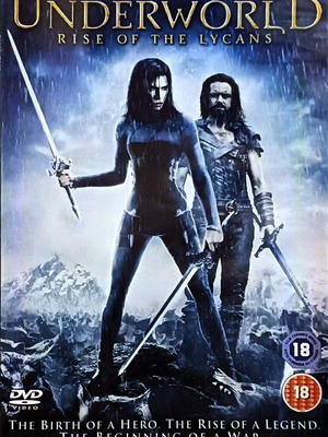 DVD Underworld Rise of the Lycans μεταχειρισμένο, αγγλικοί υπότιτλοι