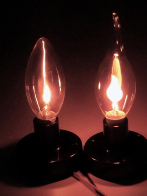 Λάμπα led Ε27 3W με εφέ φλόγας κερί, σετ 2 τεμαχίων, καινούργια