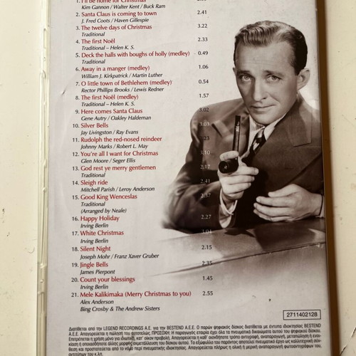 Bing Crosby White Christmas CD used, jazz