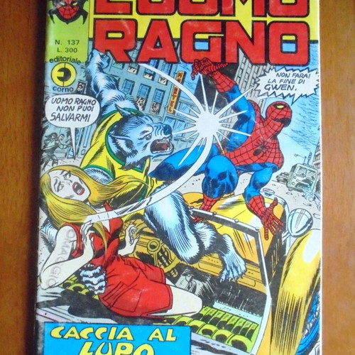 Spiderman #137 Italian edition comic book used
