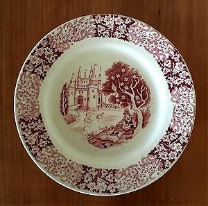 Vintage πορσελάνινο πιάτο Petrus Regout & Co Maastricht