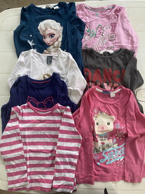 Zara kids long sleeve shirts, pack of 7, ages 2-3