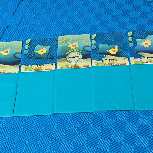 SpongeBob SquarePants collectible card set of 5 like new with sleeves