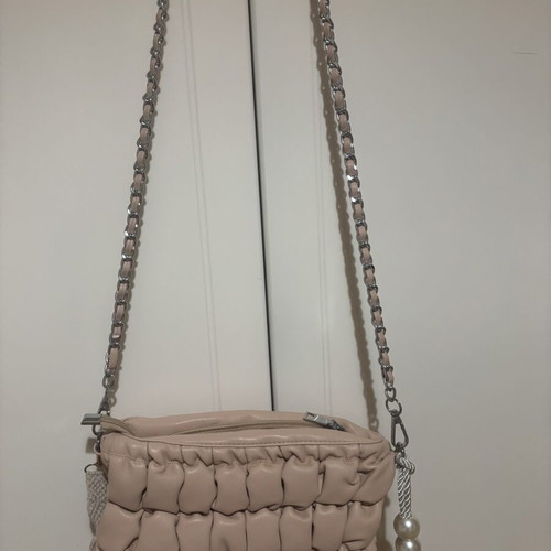 Crossbody bag like new, beige