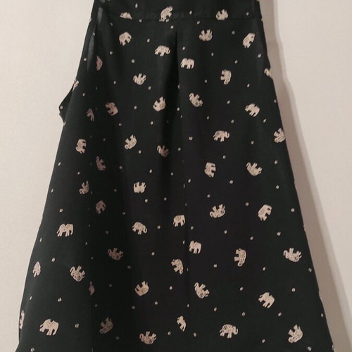 Women's shirt with elephants like new, black, size XS