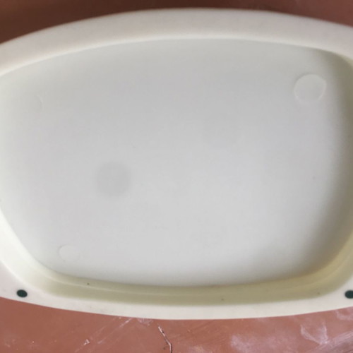 Plastic butter dish vintage with clean base without scratches