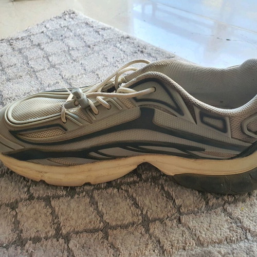 Zara kids athletic shoes used, size 36, gray