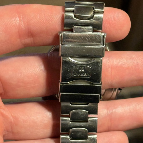 Omega Seamaster Pre Bond wristwatch used, silver, serviced