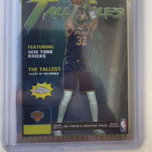 Karl Anthony Towns Knicks Tall Tales Topps Chrome 2025 card like new