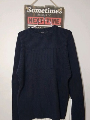 Jack & Jones Premium ανδρικό πλεκτό πουλόβερ σε σκούρο μπλε, μέγεθος L