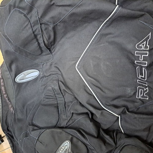 Richa winter motorcycle jacket used, size L, black