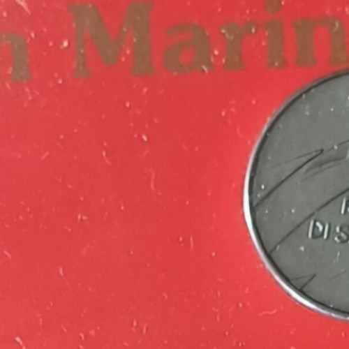 San Marino coin collection new, 3 coins in frame