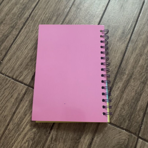 Spiral notebook with pins new