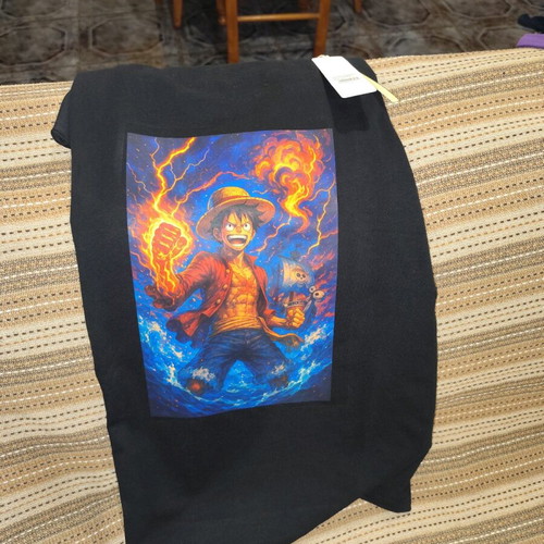 T-shirt black new with One Piece theme, size XL